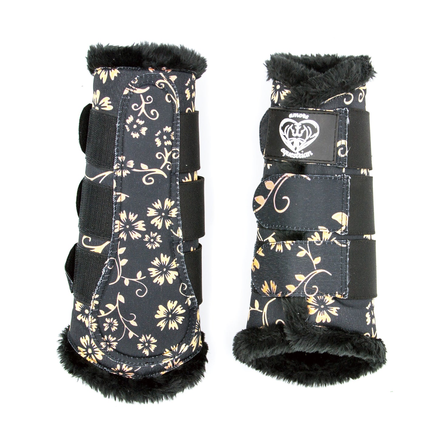 Floral Rose Brushing Boots